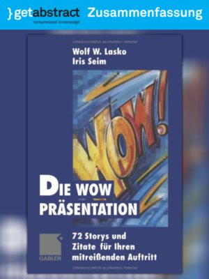 cover image of Die Wow-Präsentation (Zusammenfassung)
